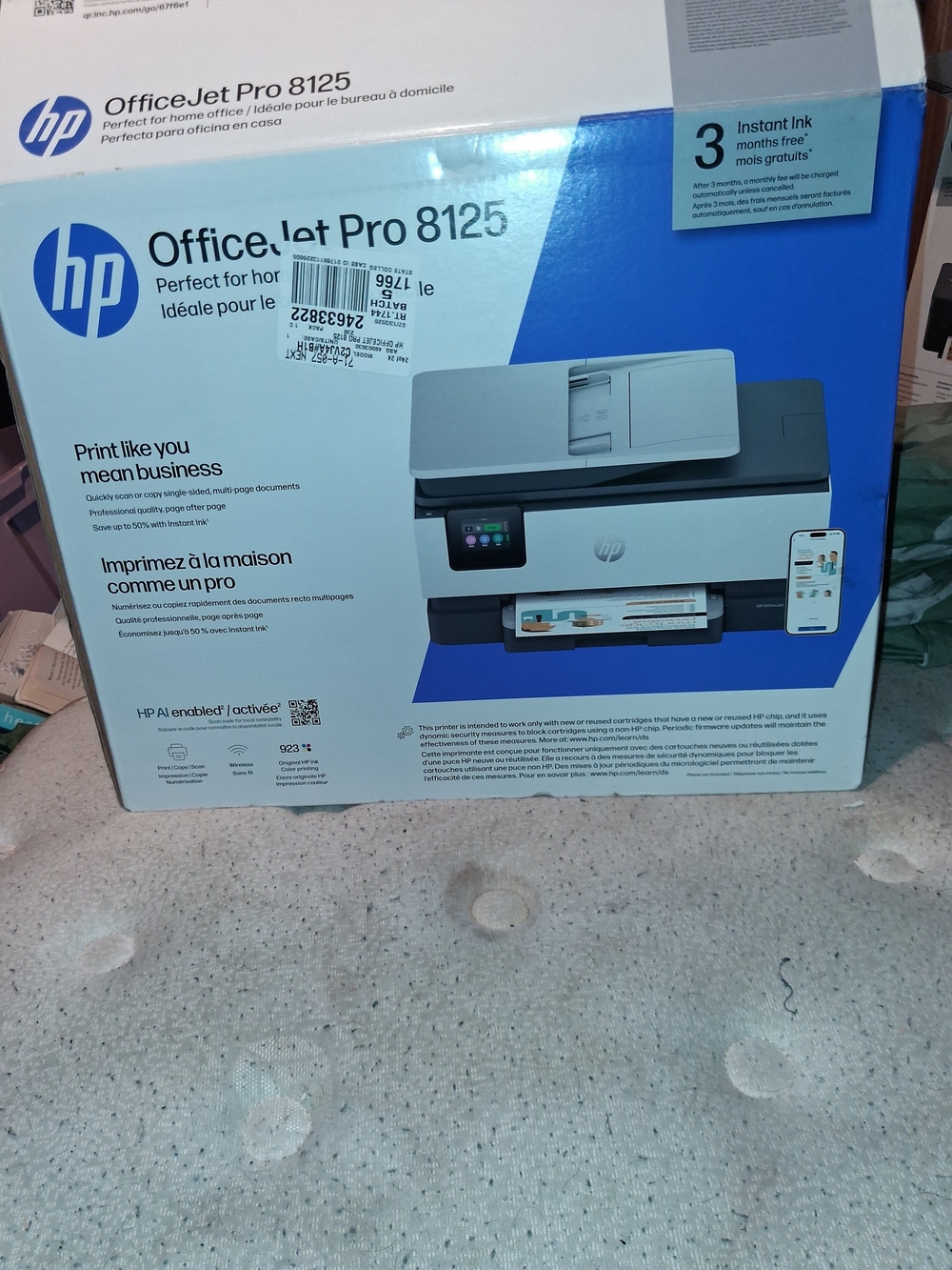 HP OfficeJet Pro 8125 Printer LIKE NEW